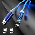 Магнитный USB-кабель для Xiaomi Redmi Note 8 8A 7 7A 6 6A 5 Plus 4A 4X 8T 9S 5A 4 9 Pro Go Mi A1 5X A2 Lite 9S