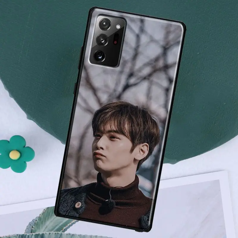 Чехол Cha EunWoo корейский для Samsung Galaxy Note 20 Ultra 10 Plus S8 S9 S10 S20 FE S22 S21 Coque |