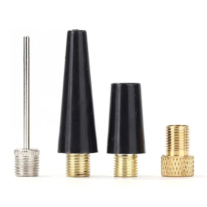 

4pcs/set Ball Needle Nozzle Adapter Kit for Basketball Football Bicycle Tire Inflate Pump Parts Accessories