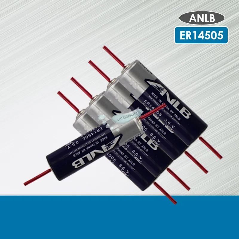 10pcs ANLB 3.6V ER14505 14505 2400mah AA industrial lithium battery LR6 R6P for PLC control Li-ion batteries with pins | Электроника