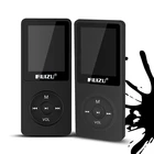 Ультратонкий MP3-плеер RUIZU X02 с экраном 1,8 дюйма, воспроизведение 80 часов, портативный спортивный мини MP3-плеер с поддержкой FM, электронной книги, часов, диктофона