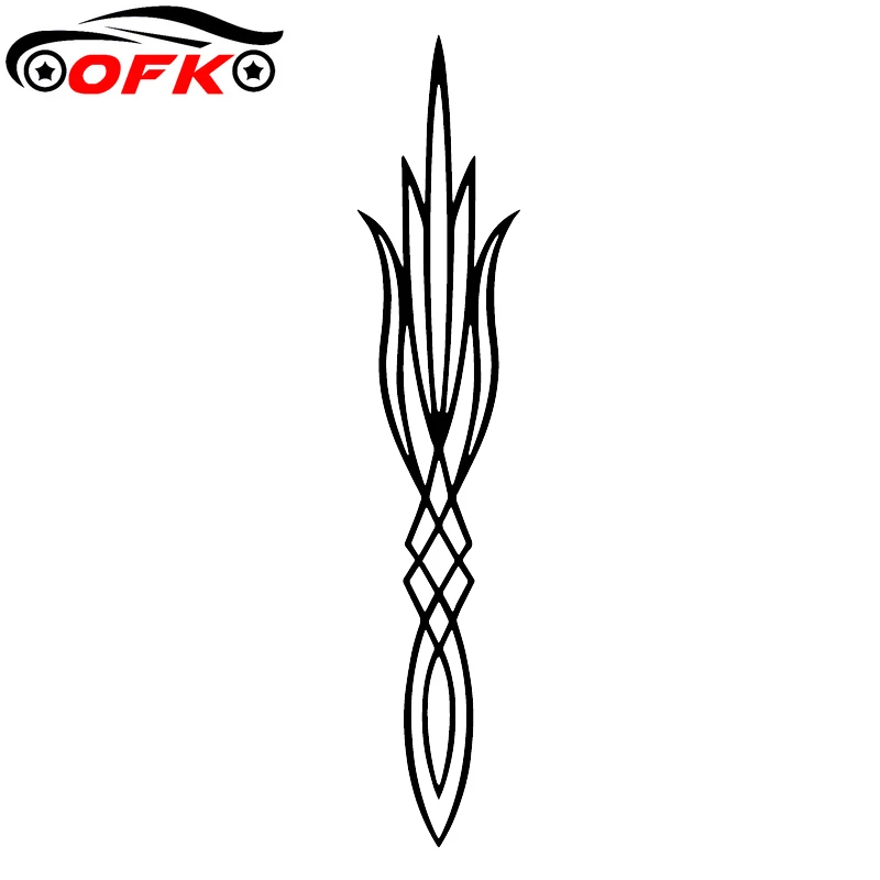 

Cool Pinstripe Art Personality Whole Body Decoration Car Stickers Vinyl Decals 3.7X18.3CM