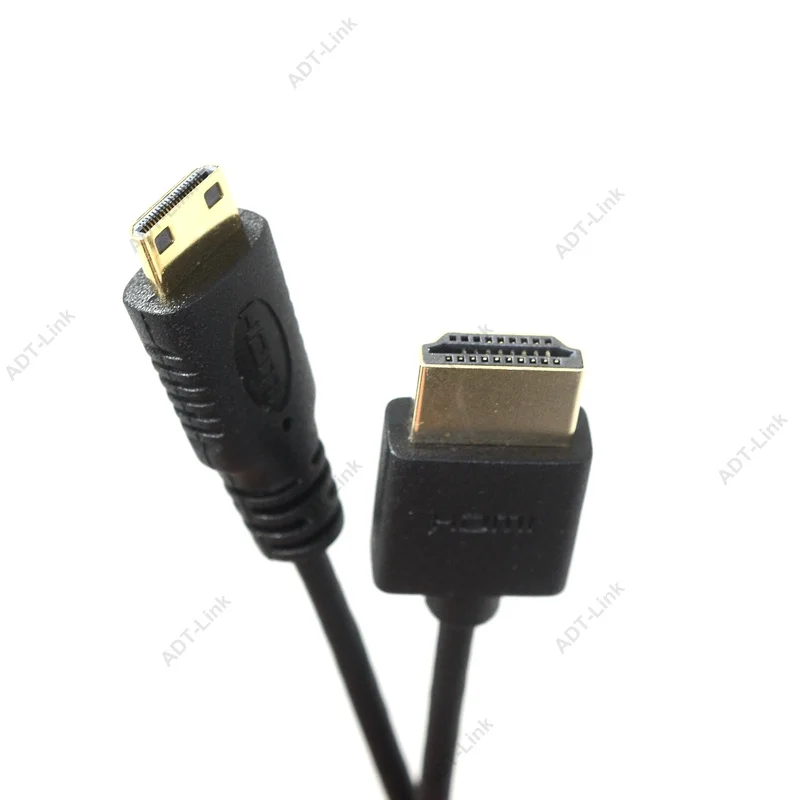 Мини и микро HDMI совместимый штекер OD 3 0 мм сверхмягкий тонкий кабель 30 см 60 1 м 2k * 4k