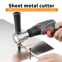 metal cutting machine double head sheet metal nibbler saw cutter for drill 360 degree adjustable cutting tool electric cutter