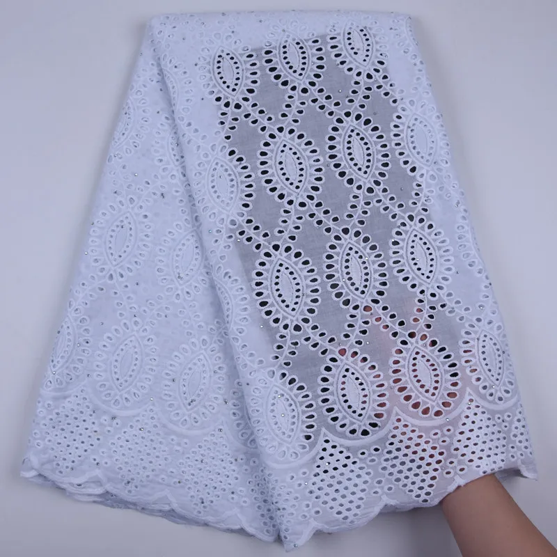 New Arrivals Pure White Dubai Lace African Nigerian Dry Eyelet Swiss Voile In Switzerland Healthy Skin Everyone A1721 | Дом и сад