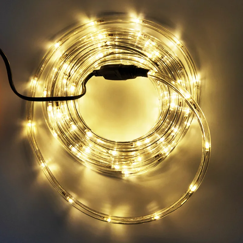 Светящаяся трубка 10 м Пасха для рождества улицы свадьбы праздника патио веревка