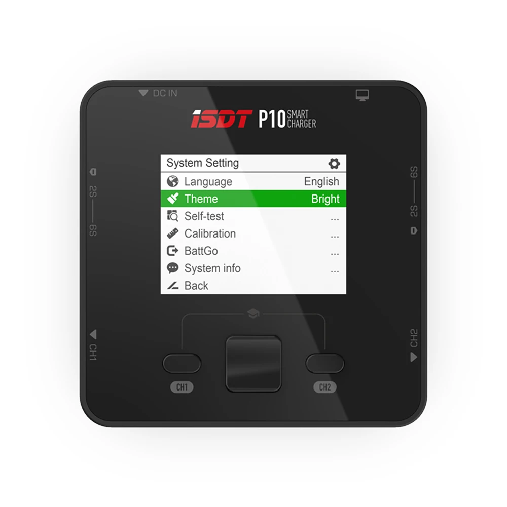 ISDT P10 250WX2 10AX2 DC Двухканальное умное зарядное устройство Dis для 1 6S Lipo