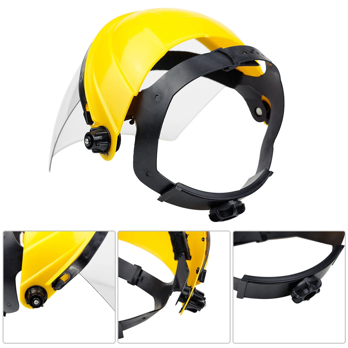 Защитная маска для лица PC сварочный аппарат насадка-крепление анти-УФ Чистая