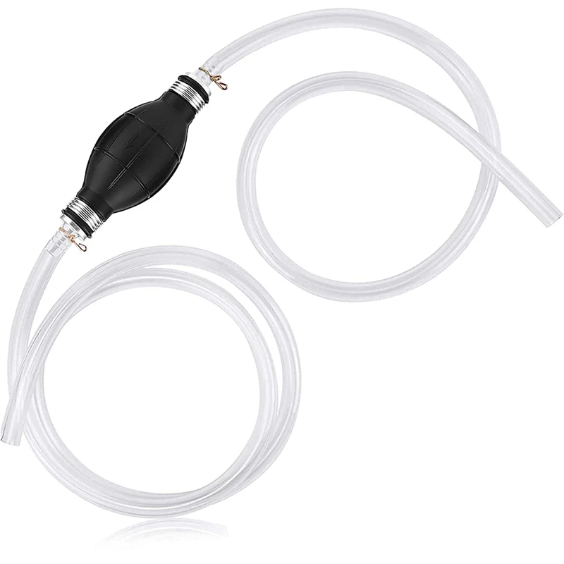 

8Mm Hand Pump,Fuel Liquid Transfer Pump Manual Hand Pump Suction Oil Water Petrol Fuel Liquid Transfer Pump Pipe With 2M