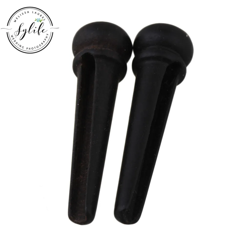 6 Акустическая гитара из черного дерева штифты для моста точечная отметка Абалон