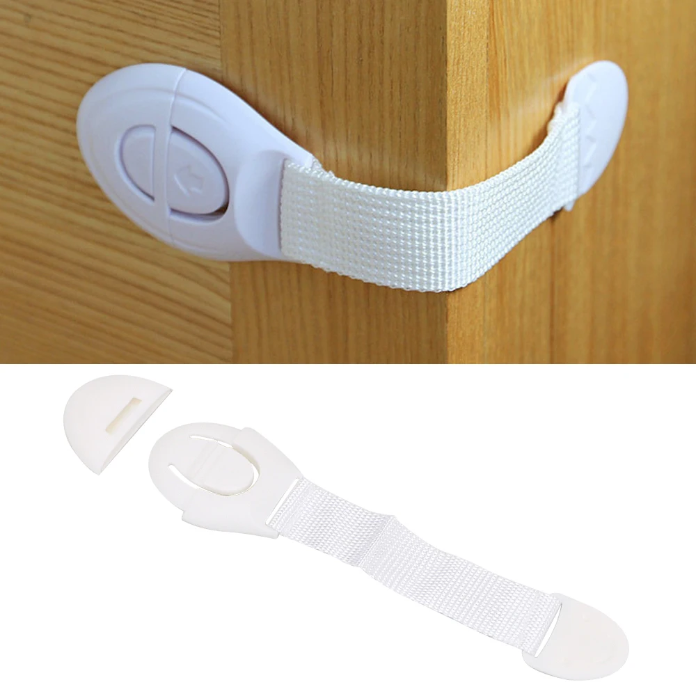 

5Pcs/set Cabinet Locks Straps For Fridge Drawer Door Cupboard Window Baby Safety Lock Kid Children Protection Blocker