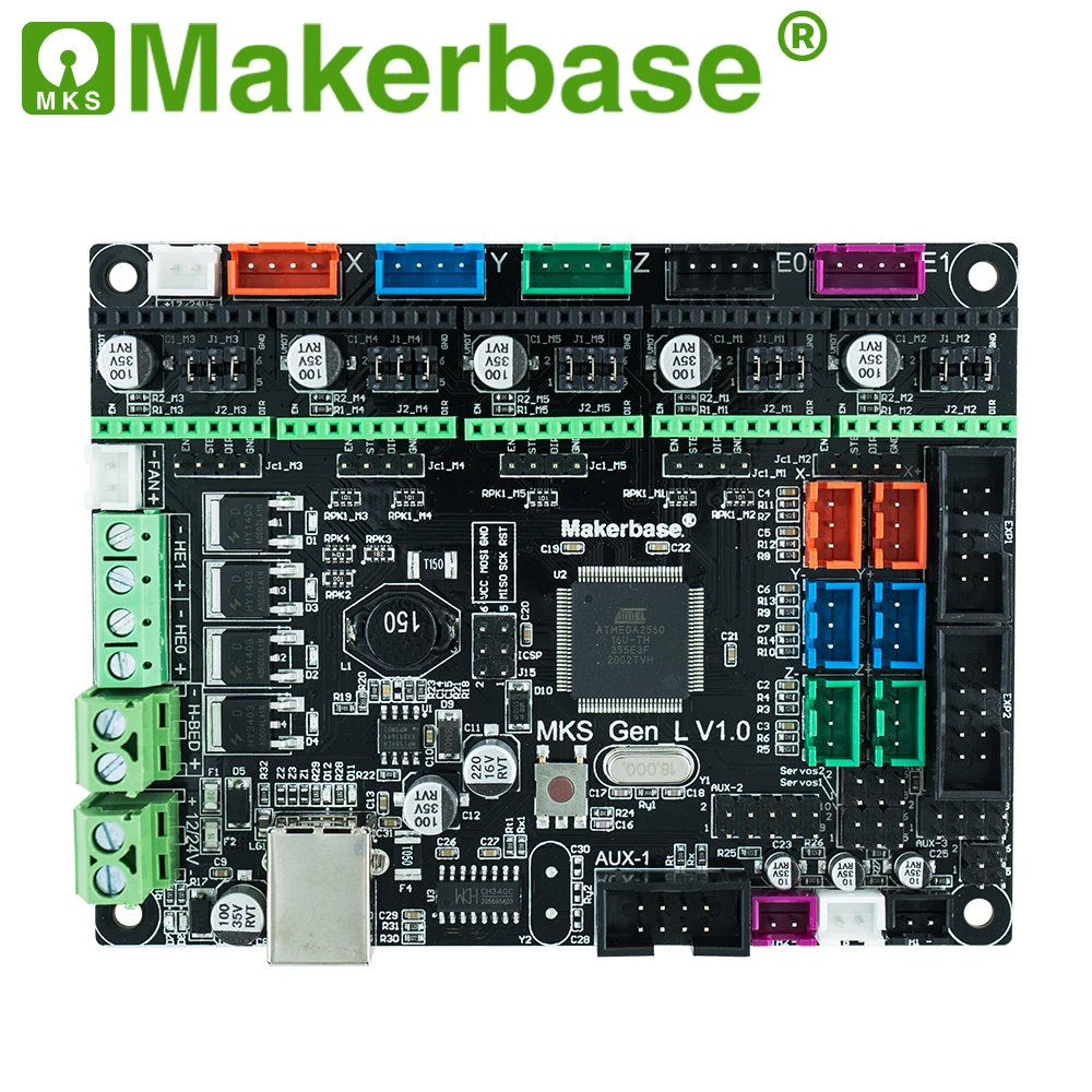 Плата Makerbase для 3D принтера MKS Gen L контроллер совместим с Ramps1.4/Mega2560 R3 поддерживает