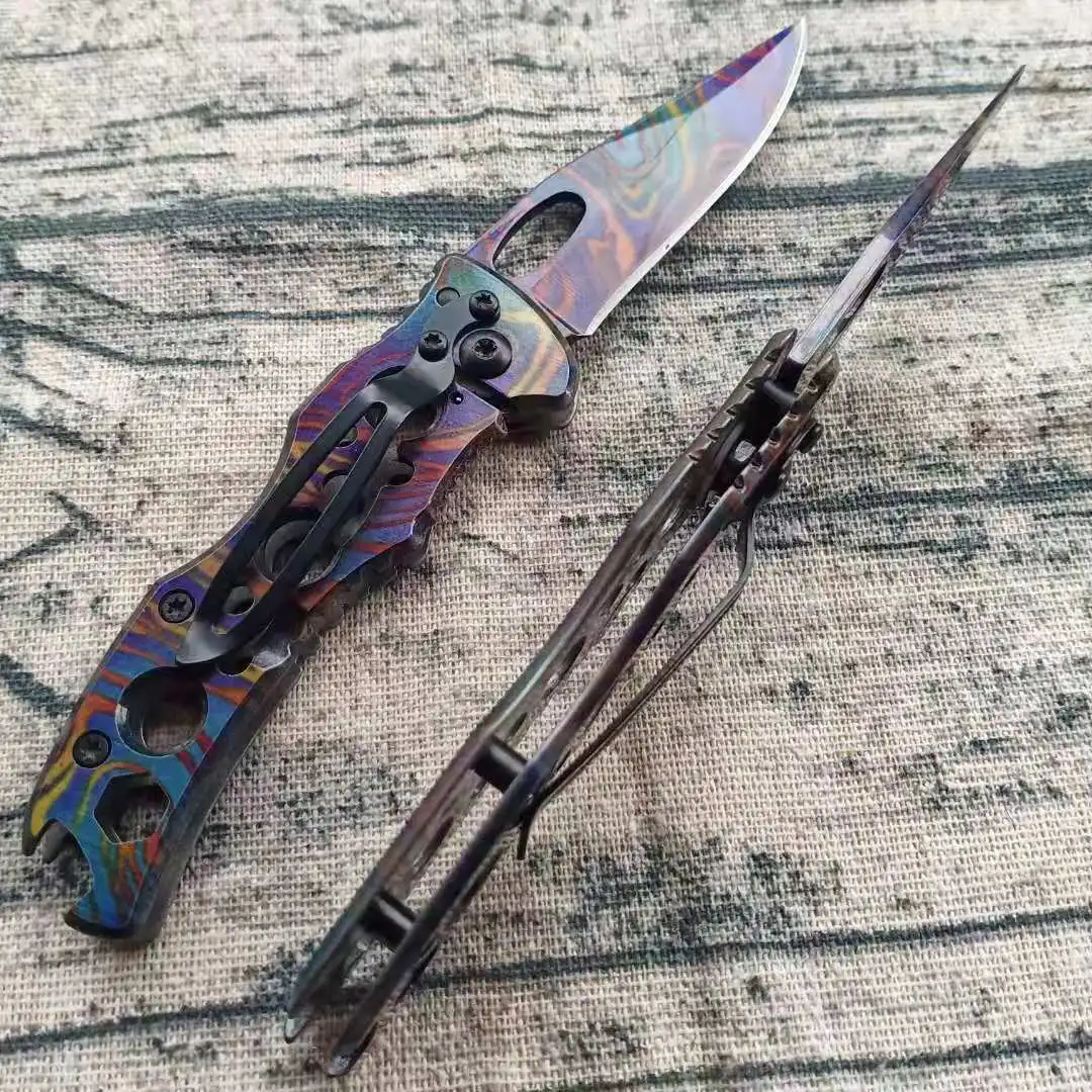 Цветной карманный мини-нож уличный нож для фруктов самообороны оборудование