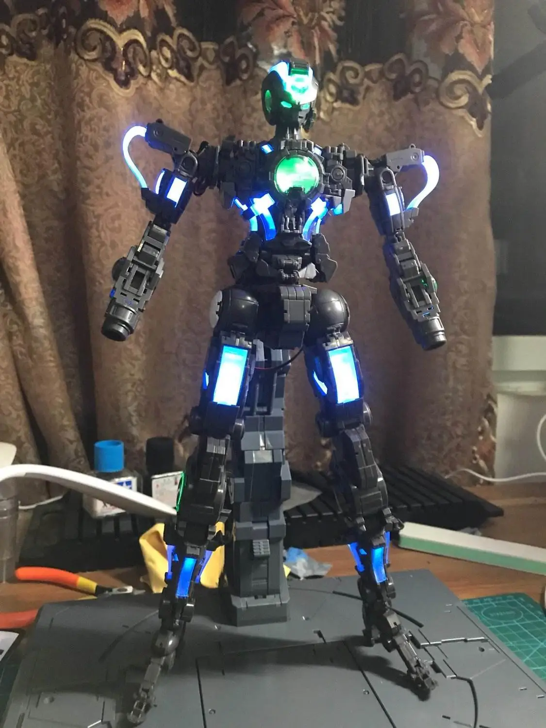 Цветной светодиодный пульт дистанционного управления MJH m.j.h ДЛЯ Bandai PG 1/60 EXIA Gundam