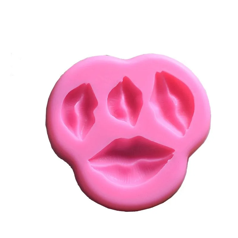 День Святого Валентина сексуальная красная формочка в виде губ Помадка