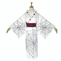 anime demon slayer cosplay sets kimetsu no yaiba juuni ayaki rui male female costume spider pattern kimono gifts for family