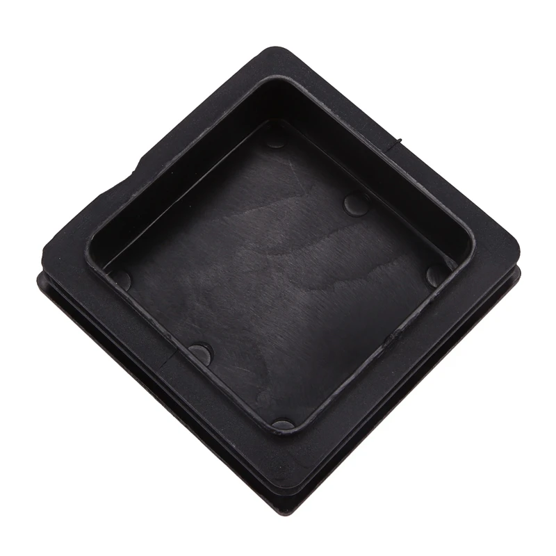 

100mm x 100mm Plastic Ribbed Square End Caps Cover Tube Inserts 2 Pcs