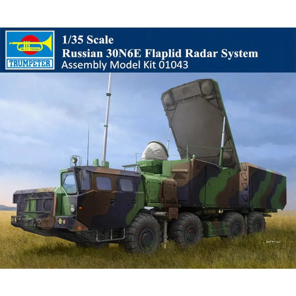 Модель Trumpeter 01043 1/35 модель на русском языке автомобиля 30N6E Flaplid система радара