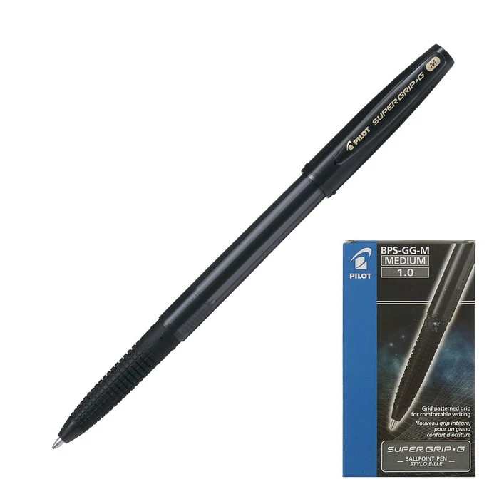 Ручка шариковая Pilot Super Grip G узел 1.0мм резиновый упор | Канцтовары для офиса и дома
