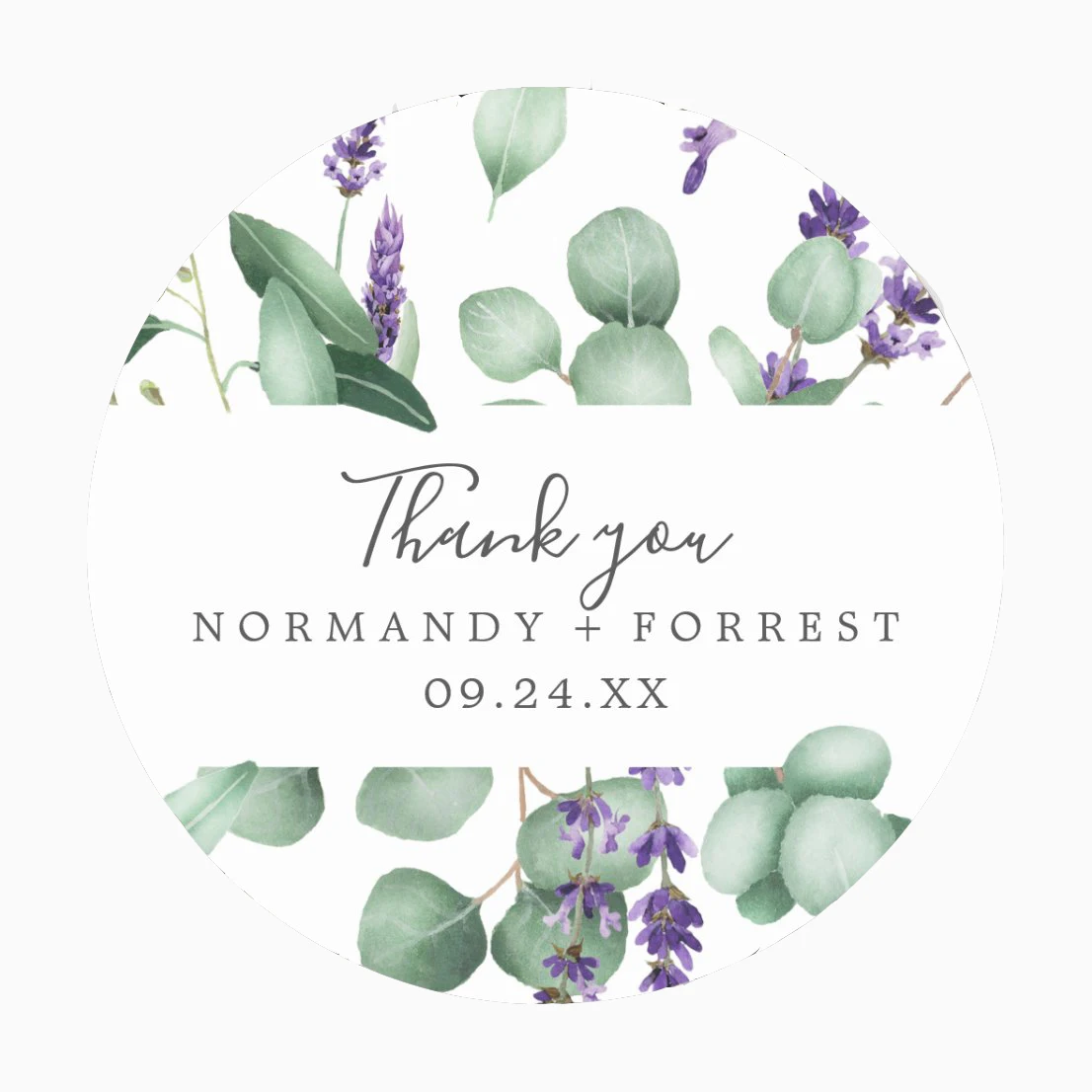 

На заказ, лаванда, любовь и благодарность, свадьба, детский праздник, классическая круглая наклейка, украшение ручной работы, товары для вечерние