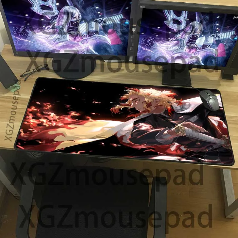 Большой игровой коврик для мыши XGZ с Черным Замком компьютерного стола в стиле