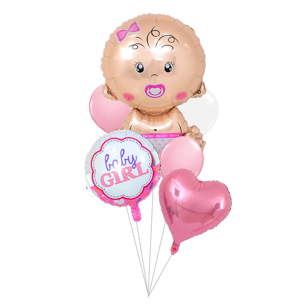 6 шт. Детские шарики короны для душа мальчиков и девочек декор дня рождения 18