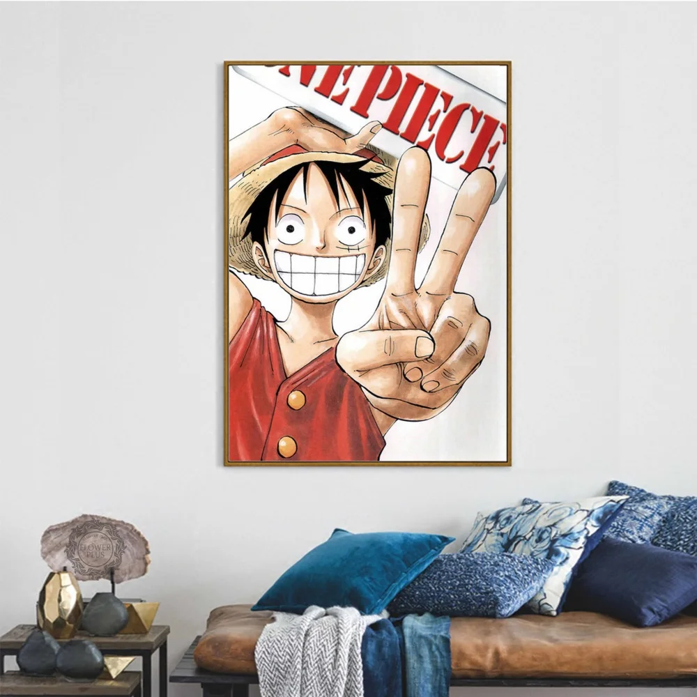 One Piece Strong World аниме искусство шелковая ткань плакат печать 12x18 24x36 дюймов Обезьяна