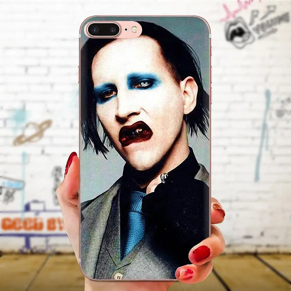 Мэрилин Мэнсон Защитный Мягкий художественный принт для Xiaomi CC9 CC9E Mi 3 4 4i 5 5S 6 6X 8 9 SE