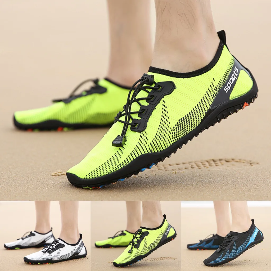 Пляжная обувь 2020 года Обувь для плавания Легкая спортивная Aqua Дышащая без