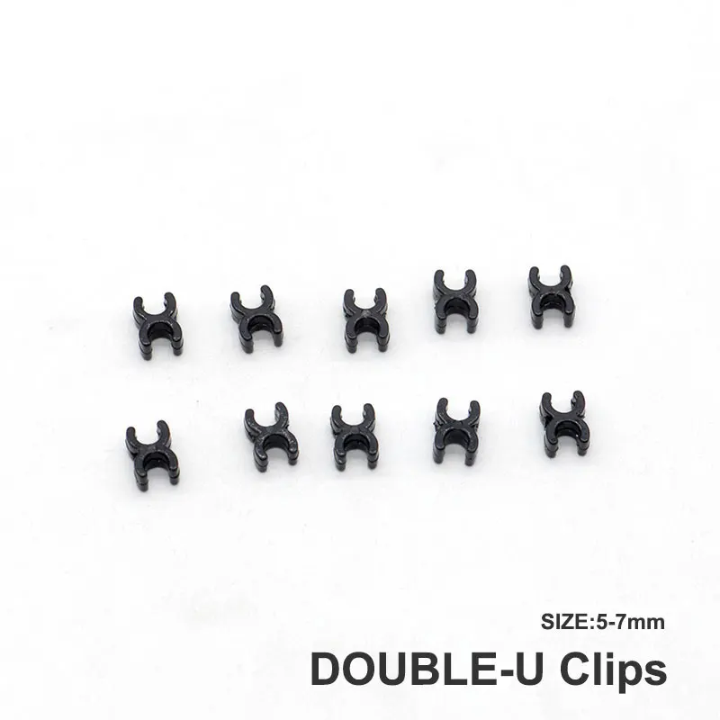10 шт./лот MOC кирпичные зажимы Double U строительные блоки игрушки для детей|Блочные