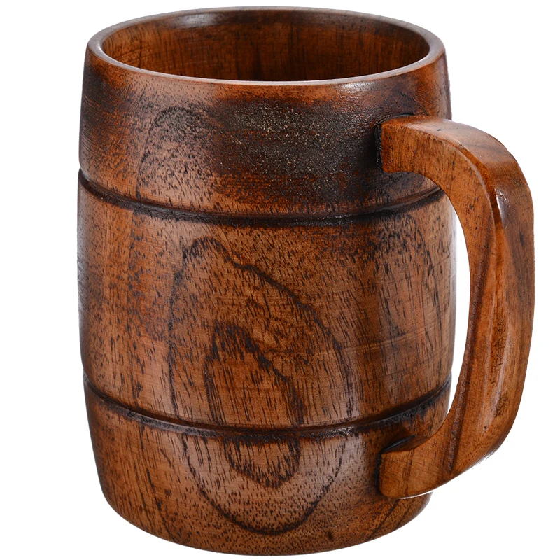 Деревянная кружка для молока и пива кофейная чашка ручной работы кружки напитков
