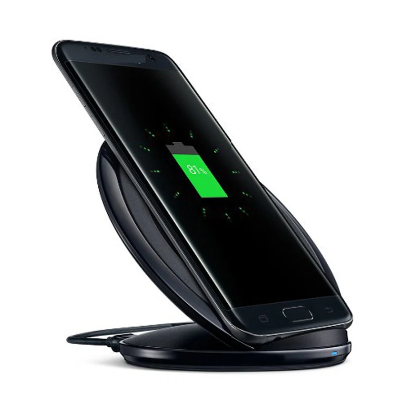 Оригинал eAmpang 10 Вт Qi Быстрое беспроводное зарядное устройство для samsung Galaxy S7 edge S8 S9