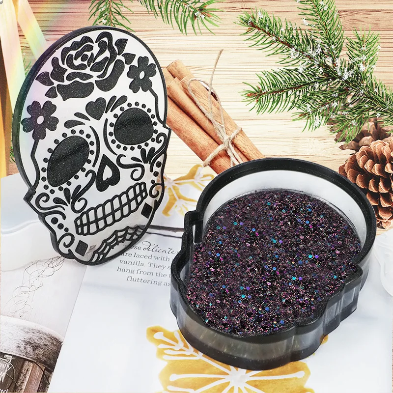 Силиконовые формы для смолы в виде головы черепа или свечи | Украшения и