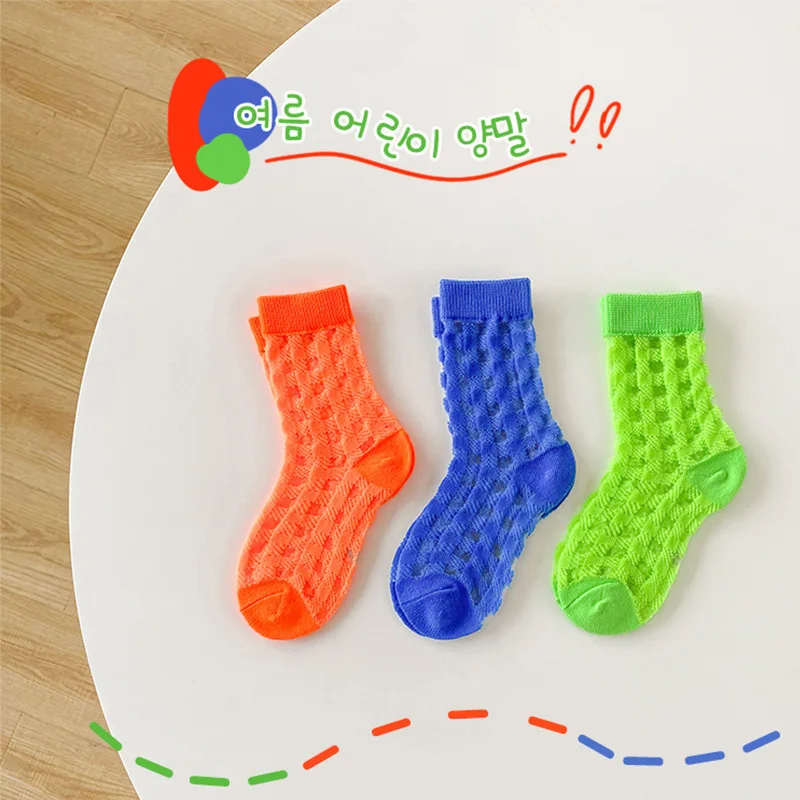 Cute Infant Baby Socks 6 Pairs Cotton Mesh Girls Socks Spring Summer Sport Toddler Sokken for 1-8Y Kids images - 6