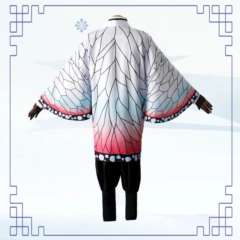 Костюм для косплея кимоно из аниме рассекающий демонов парик шинобу камадо