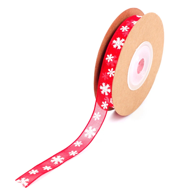 Лента из органзы в виде снежинок 10 м|Кулоны и подвески| |