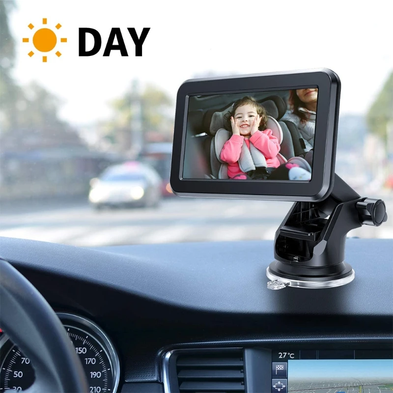 Koop Schimmel Baby Auto Spiegel Camera Met 4.3 ''High Definition Display Nachtzicht Monitor