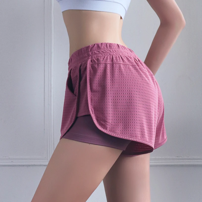 Бюстгальтер шорты для спортзала женские йоги профессиональные бега талии