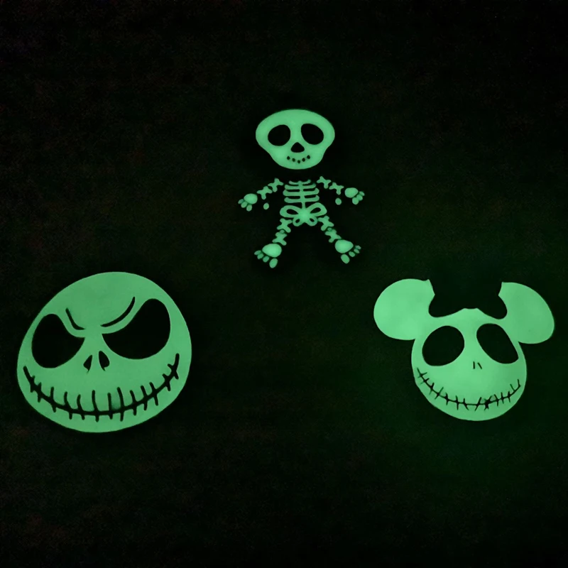 Новейшие 10 шт./пакет светятся в темноте подвеска финифть! Призрак/в форме