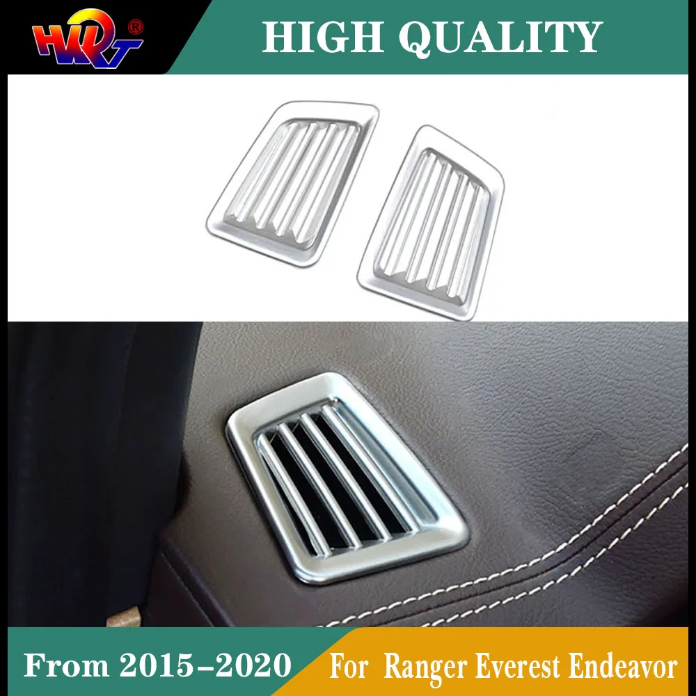 

Chrome Central Air Conditioning Dashboard Vent Decoration Cover For Ford Ranger Everest Endeavor 2015 2016 2017 2018 2019 2020
