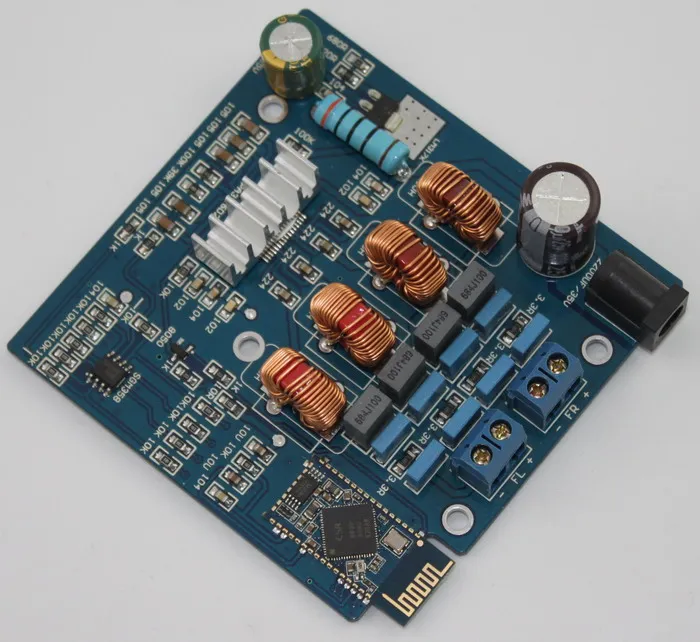 Плата цифрового усилителя мощности TPA3116 с Bluetooth (версия красным и серым магнитным