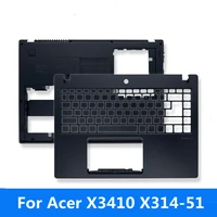 brand new for acer x3410 x314 51 c shell d shell bottom shell black notebook shell