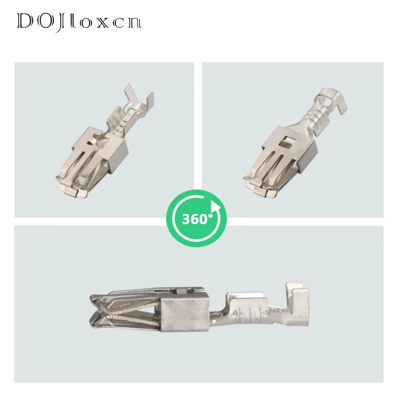 

10/20/50/100 Pcs 9.5 MM Export Quality Products Auto Connecting Socket Crimp Type Stamping Female Terminal DJ6218A-E9.5*1.2C