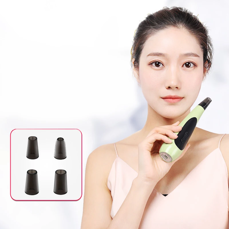 

Blackhead Remover Nose Pore Cleaner Suction Black Dot Acne Black Head Pimple Remover Beauty Face Skin Care Tool Green