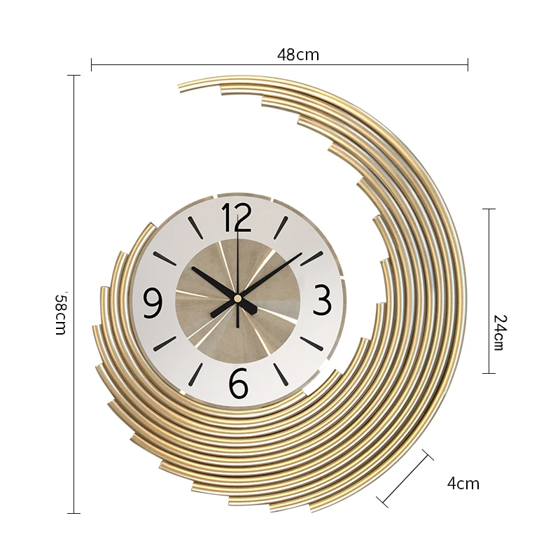 

Clock Wall Clock Living Room Modern Simple Atmospheric Household Fashion Creative Clock Art Personalized Decorative Wall Clocks