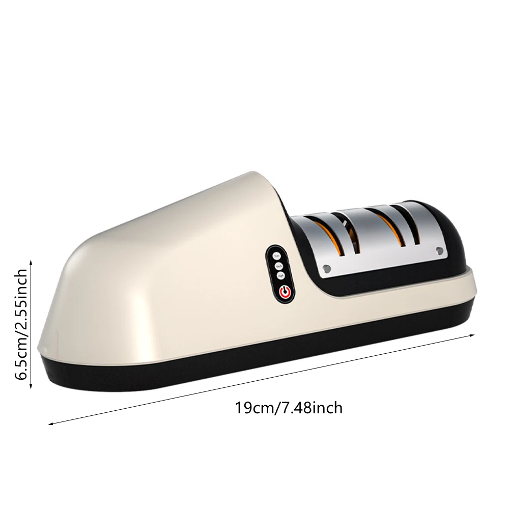 

Electric Knife Sharpener Professional Multifunction USB Charging Sharpening Blade Grinder for Kitchen Household Tool
