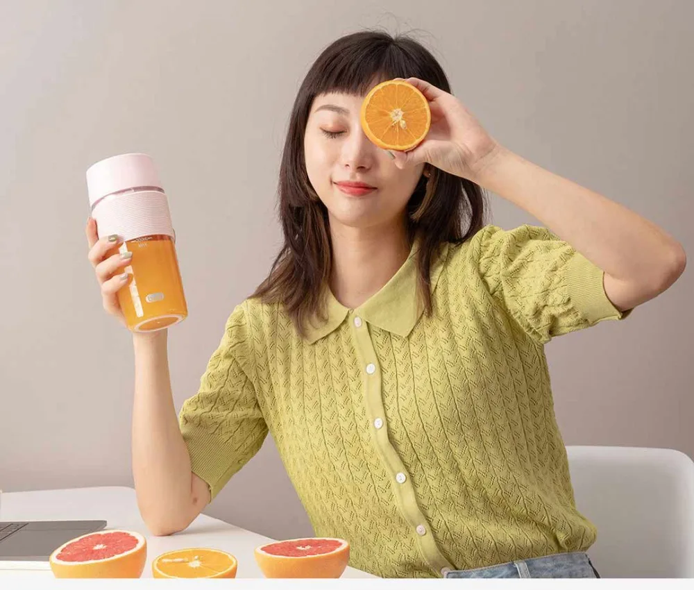 XIAOMI MIJIA Bud BR25E блендер портативный фруктовый стакан Электрический кухонный миксер соковыжималка кухонный комбайн машина 300 мл Магнитная Зарядка
