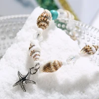2021 women new conch pearl beach anklet starfish jewelry gifts