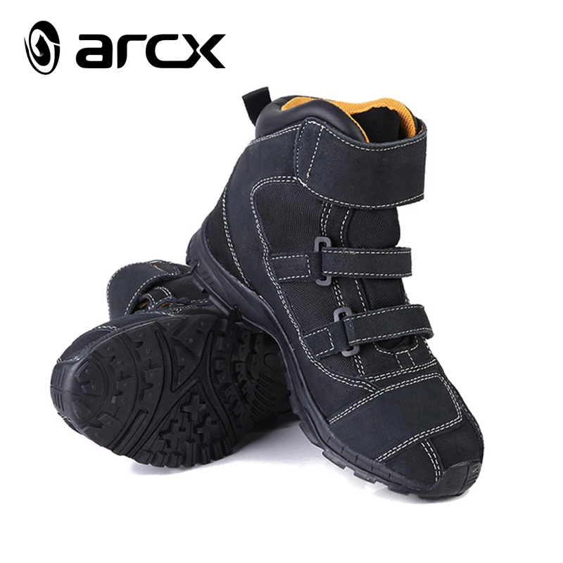 ARCX/Водонепроницаемые мотоциклетные ботинки Мотоциклетные из натуральной
