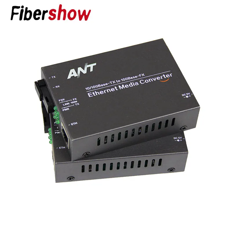 Медиа-конвертер волоконно-оптический к rj45 UTP 1310/1550 волокна к ethernet-коммутатор волокна 10/100 м волокно-оптический трансивер - Цвет: only media converter